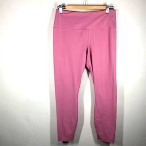 Yogalicious Lux pink leggings size large